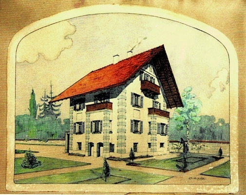 Die Ferchl Villa in der Seydlitzstr. 23 um 1913